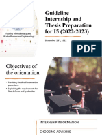 Guideline Internship and Thesis Preparation For I5 (2022-2023)