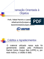 Programação Orientada À Objetos