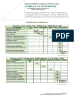 Cronograma Orden y Seguridad Bienio 2023-2024