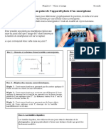 Activité 1: Mise Au Point de L'appareil Photo D'un Smartphone