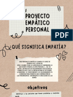 Proyecto Empatico Personal, Tutoria Ucv