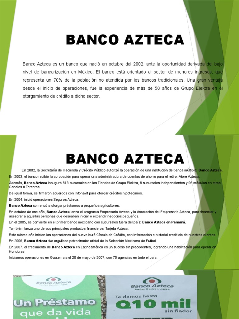 Misión y visión de Banco Azteca | PDF | Economias