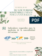 NUMERAL 81-90: Politica de Turismo Sostenible: Unidos Por La Naturaleza