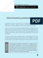 Sistema Binominal y Participacion Politica