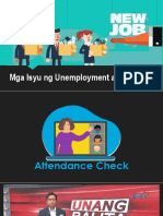 Mga Isyu NG Unemployment at Paggawa
