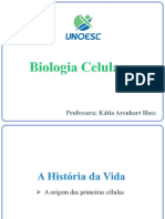 Aula 1 - A História Da Vida - Origem Das Primeiras Células PDF