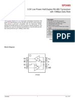 3.3V Low Power Half-Duplex RS-485 Transceiver With 10Mbps Data Rate