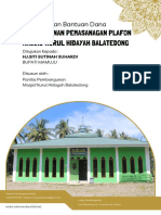 Pembangunan Pemasanagan Plafon Masjid Nurul Hidayah Balatedong