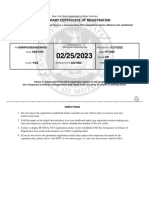 Temporary Certificate of Registration: KEZ1932 KMHFU45E84A280420 Hyund 11/27/2022