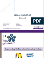 Global Marketing PGE Session 6 EC 1.0
