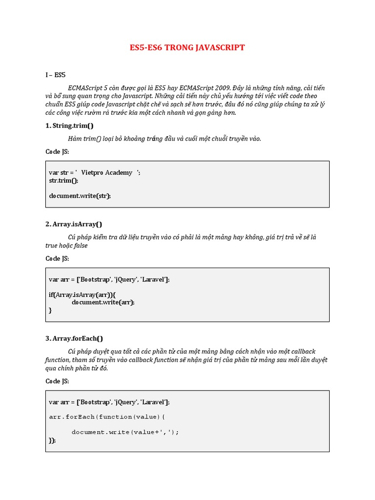Es5 Es6 | PDF