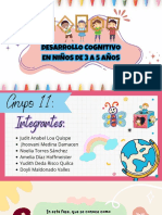 Desarrollo cognitivo niños 3-5 años