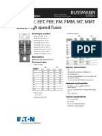 Bus Iec Ds 720024 CT Et Fe Eet Fee FM FMM MT MMT Fuses