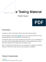 Software Testing Material