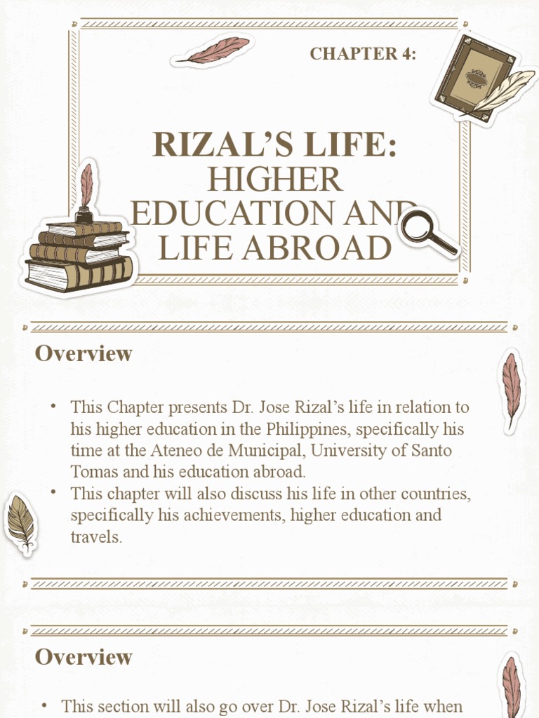 Rizal's Secondary Education Journey | PDF