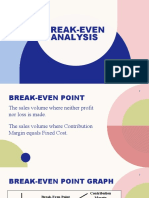 Break-Even Analysis