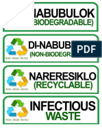 Label Trash Can