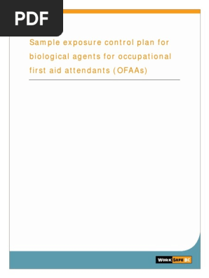 Exposure Control Plan - Biological Agents