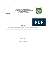 DL Pa 246 Administrative Communication and Management Control