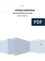 Strategija Razvoja Opcine Gracanica Za Period 2011-2020