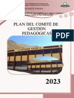 Plan de gestión pedagógica I.E. Ricardo Palma 2023