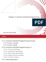 Chapter 3: Function Oriented Programming