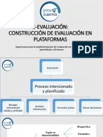 E-Evaluación: Construcción de Evaluación en Plataformas