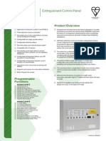 Sigma XT: Extinguishant Control Panel