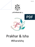 Prakhar & Isha: #Kharaishq