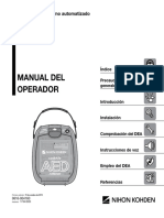 Manual Del Operador: Desfibrilador Externo Automatizado Cardiolife