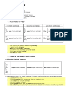 Simple Past Tense