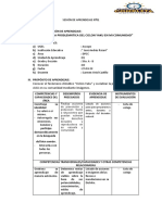 Sesión de Aprendizaje 1 - Uda 1