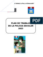 Plan de La Policia Escolar 2023