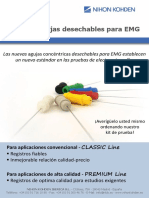 Nuevas Agujas Desechables para EMG 01