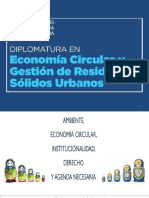 Ambiente, Economía Circular e Institucionalidad