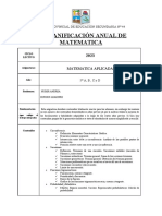 PLANIFICACIÓN ANUAL 5to