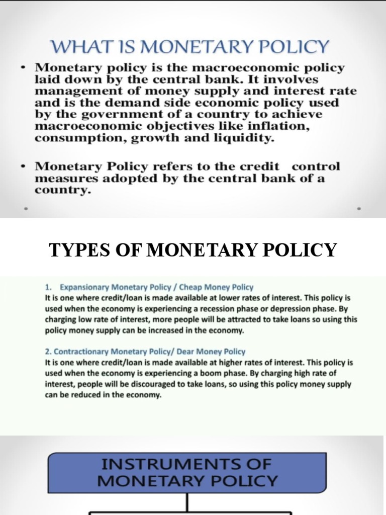 Techniques Of Monetary Policy2 Pdf