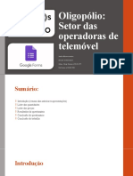 Análise do oligopólio das operadoras de telecomunicações em Portugal