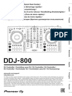 Pioneer DDJ 800 Quickstart DE EN FR IT ES NL