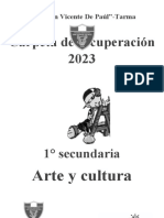 Carpeta de Recuperación 2023: 1° Secundaria