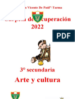 Carpeta de Recuperación 2022: 3° Secundaria