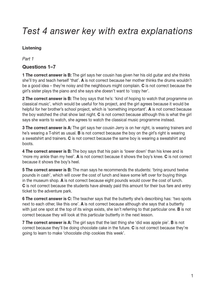 Test 4 answer key with extra explanations questions 1 7 pdf stand