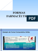 Formas Farmaceuticas y Vías de Adm.