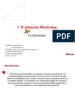 1º Evaluación Marketing: La Mexicana