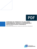 Compendio de Normativa Chilena Sobre Transparencia