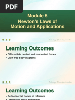 LM5 - Newton's Laws of Motion and Applications - GPHYS1