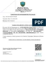 República de Honduras Secretaría de Seguridad Dirección General de La Policía Nacional Dirección Policial de Investigaciones (D.P.I.)