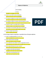 3 - Ficha de Trabalho - The Comparative and Superlative (Tarefa)