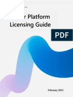 Power Platform Licensing Guide Feb 2023