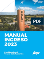 Manual Ingreso 2023: Presidencia Del Centro de Estudiantes